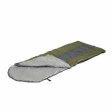 Спальный мешок с подголовником "следопыт- Traveller XL", 190+35х85 см., до 0С, 3х слойный, цв.хаки/5/